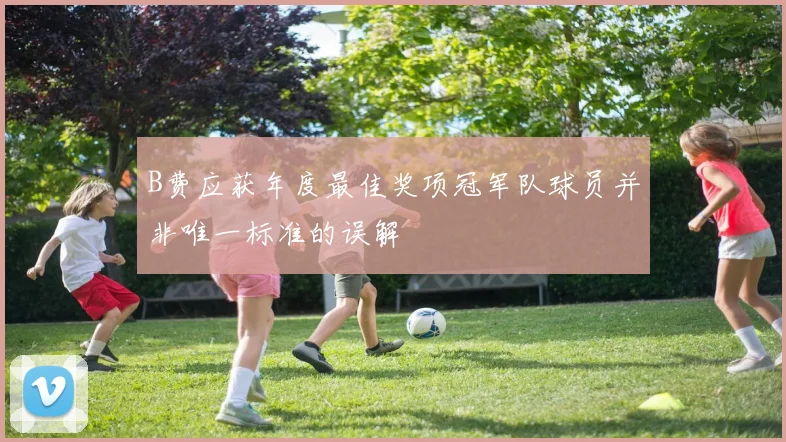 B费应获年度最佳奖项冠军队球员并非唯一标准的误解